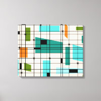 Cuadrícula retro y arañas estáticas envueltas