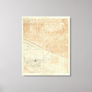 Lienzo Cuadrilátero de Redlands que muestra la grieta de