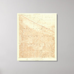 Lienzo Cuadrilátero de Rock Creek que muestra la grieta