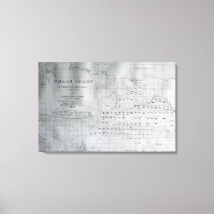 Lienzo Cuadro de ballenas del Pacífico septentrional, 185