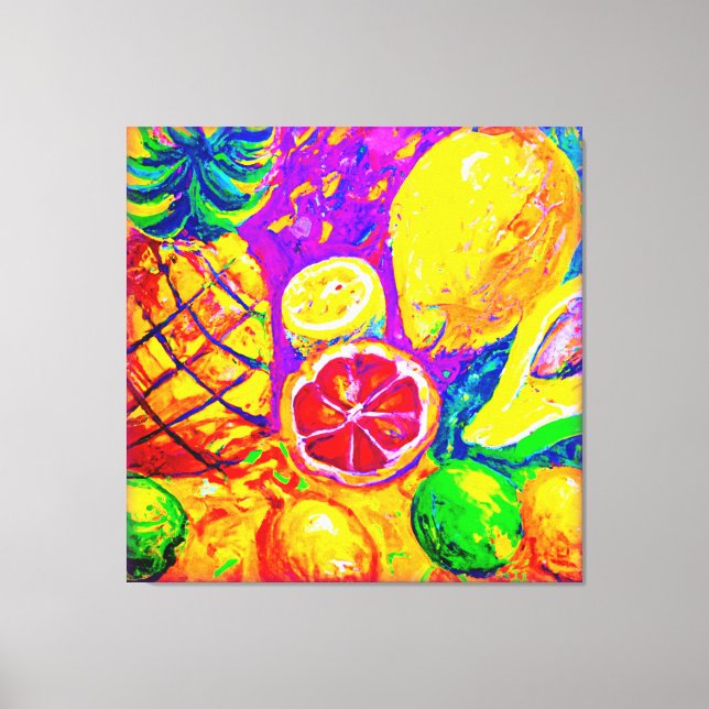 Lienzo Cuadros De Frutas. ¡Hazte con una en Zazzle (Anverso)