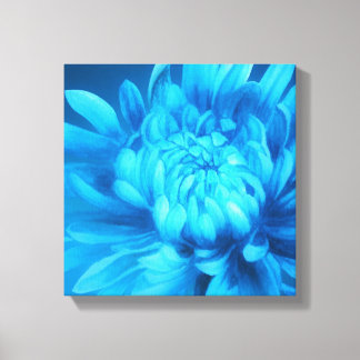 Lienzo Cuadros florales azules originales impresos de art