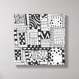 Lienzo Cuadros indios inspirados 6 del extracto