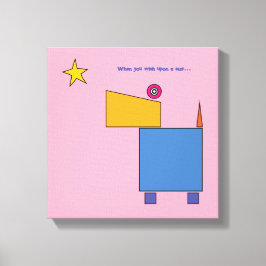 Lienzo Cuando le deseas a una estrella... por Michele Mos