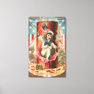 Lienzo Cuando pase la bandera de la libertad