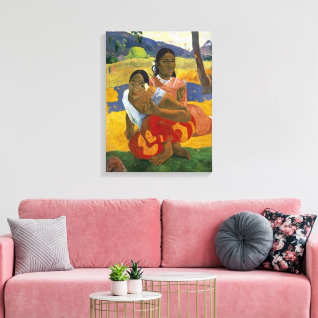 Lienzo ¿Cuándo Te Casarás? | Paul Gauguin | (Insitu (Sala de estar))