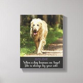 Lienzo Cuando un perro se convierte en perro y un perro d