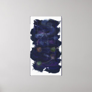 Lienzo Cuarto Día de la Génesis: Estrellas 2014