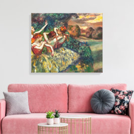 Lienzo Cuatro bailarinas | Edgar Degas |