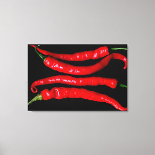 Lienzo Cuatro Chilies rojos 36x24 (90x60cm) waccn