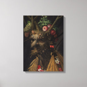 Lienzo Cuatro estaciones en la cabeza única, c.1590 2