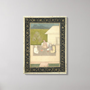 Lienzo Cuatro santos hombres musulmanes sentados en medit