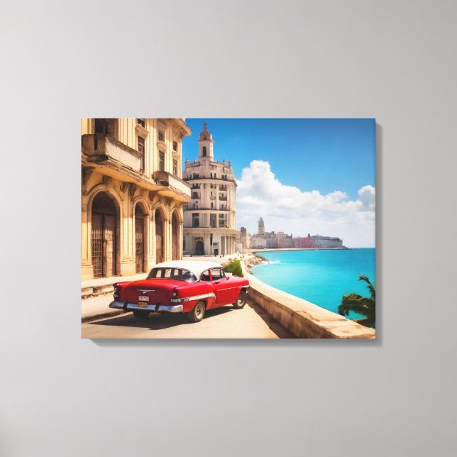 Lienzo Cuba de La Habana (Anverso)