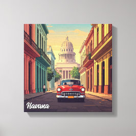 Lienzo Cuba de La Habana