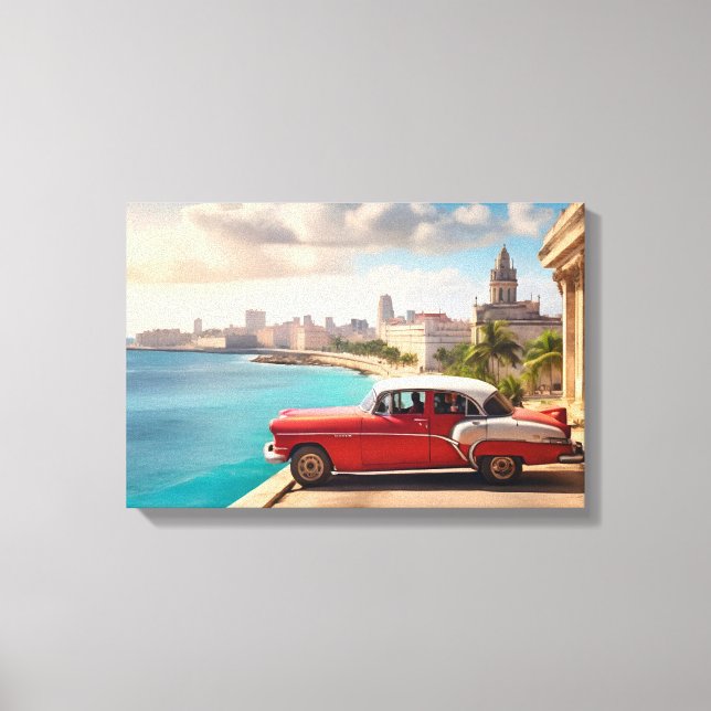 Lienzo Cuba de La Habana (Anverso)
