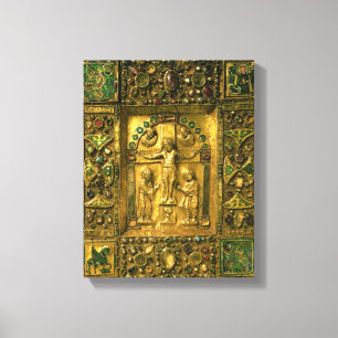 Lienzo Cubierta del evangelio, Ottonian, Alemania, siglo