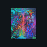 Lienzo Cubism Jazz Musicians<br><div class="desc">Artistic Design Pop Cubism Face</div>
