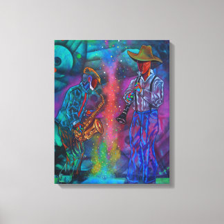 Lienzo Cubism Jazz Musicians