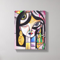 Cubism Portrait Girl