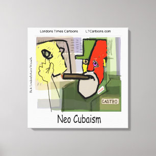 Lienzo Cubist Castro Funny
