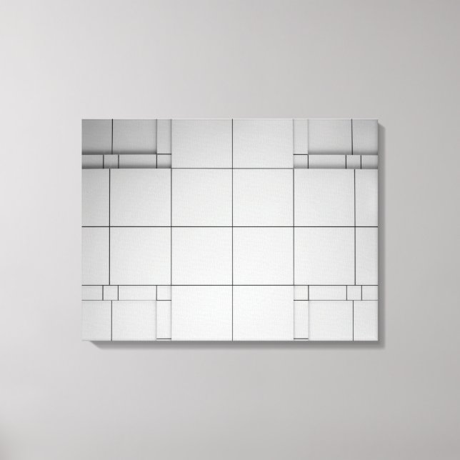 Lienzo Cubos abstractos (Anverso)