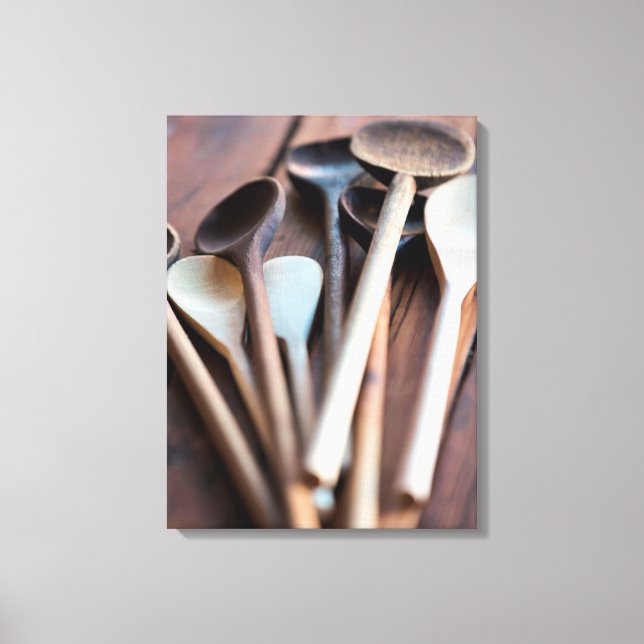 Lienzo Cucharas de cocina (Anverso)