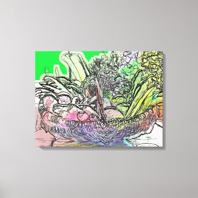 LIENZO CUENTA DE HORTALIZAS (Anverso)