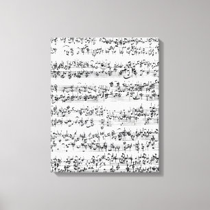 Lienzo Cuenta de la música de Johann Sebastian Bach