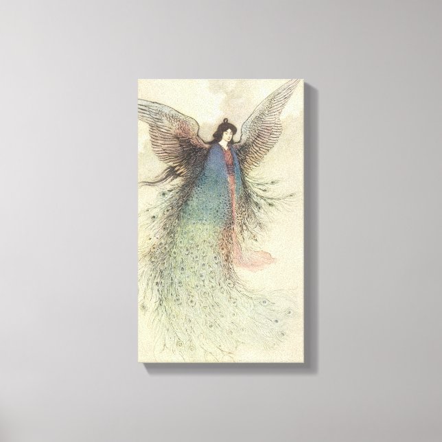 Lienzo Cuento de Hadas Japonés Antiguo, La Doncella de la (Anverso)