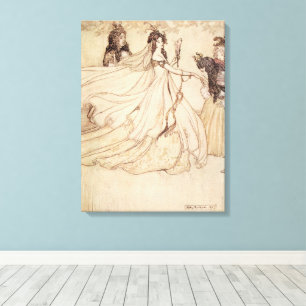 Lienzo Cuentos de Hadas Antiguos, Cenicienta por Arthur R