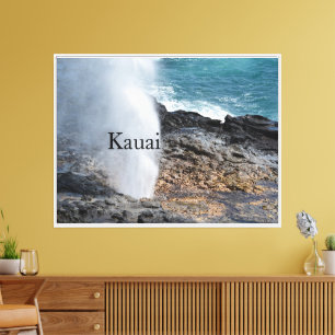 Lienzo Cuerno de deletreo en Kauai, Hawái