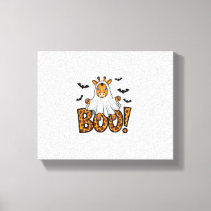 Lienzo Cuesta Giraffe Boo Halloween Diversión Disstume Zo