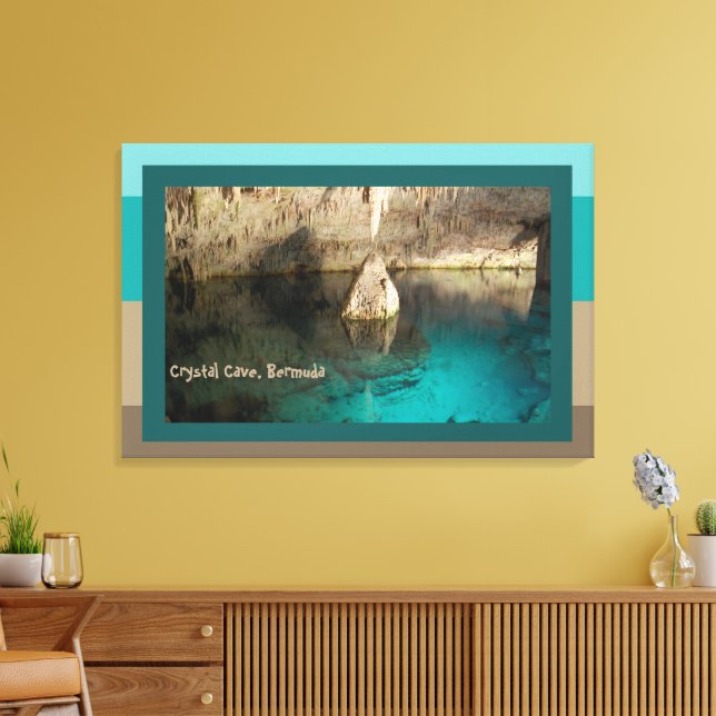 Lienzo Cueva de cristal, Bermudas (Insitu (Sala de estar))