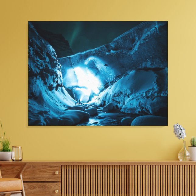 Lienzo cueva de hielo gigante (Insitu (Sala de estar))
