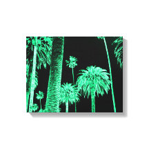 Cuevas envueltas de Neon Palm Trees de California