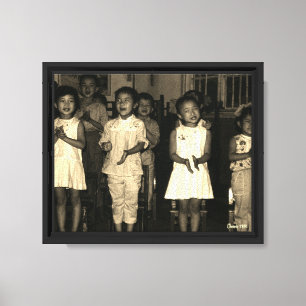 Lienzo Cuidado infantil Vintage China Changsha