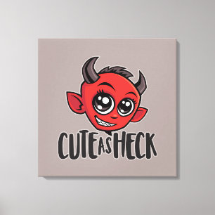 Lienzo Cuidar como el diablo