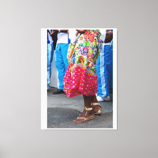 Lienzo culture dancing (Anverso)