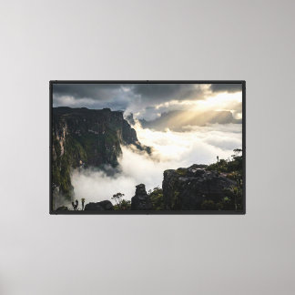 Lienzo Cumbre antigua del Monte Roraima - Hiperrealista 