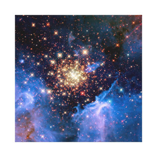 Lienzo Cúmulo de estrellas de NGC 3603 - foto del espacio