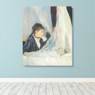 Lienzo Cuna de Berthe Morisot, Impresionismo Vintage