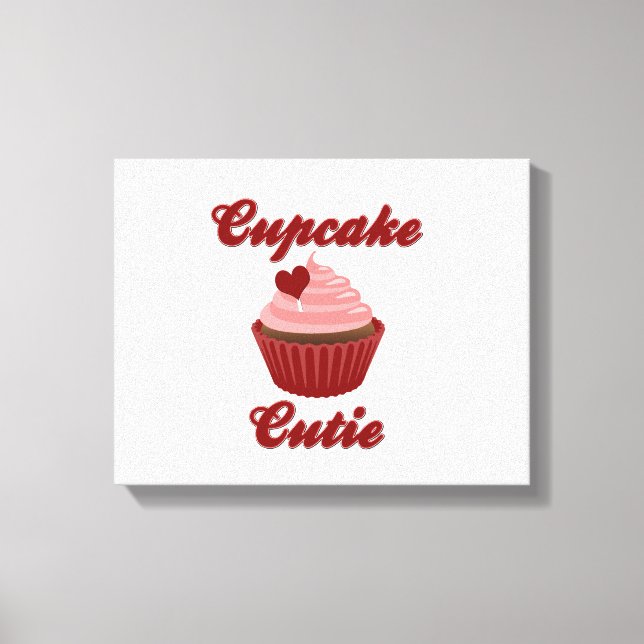 Lienzo Cupcake Cutie (Anverso)