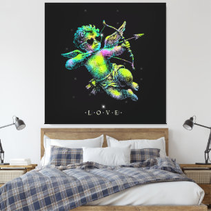 Lienzo Cupi of Love Neon
