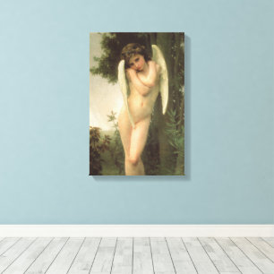 Lienzo Cupido (Cupidon) Ángel Retrato por Bouguereau