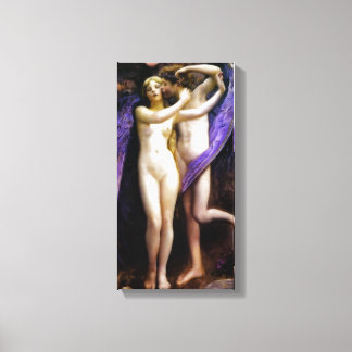 Lienzo Cupido y psique