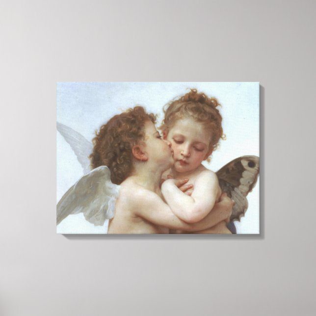 Lienzo Cupido y psiquis como niños (Anverso)