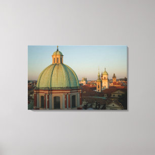 Lienzo Cúpula de la Iglesia de San Francisco, Praga, Rep