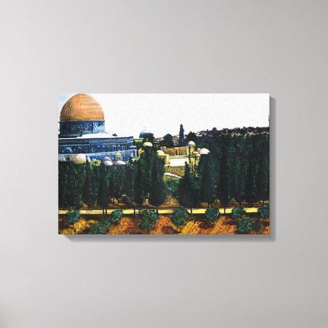 Lienzo Cúpula de la roca, Jerusalén (Anverso)