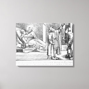 Lienzo Curar a través de la intercesión de una curación