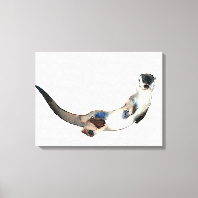 Lienzo Curious Otter 2003 (Anverso)